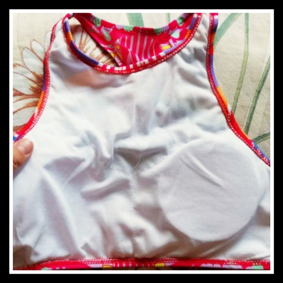 2020 Neon Aztec Print Two Piece Halter Bikini - Picture 7 of 7